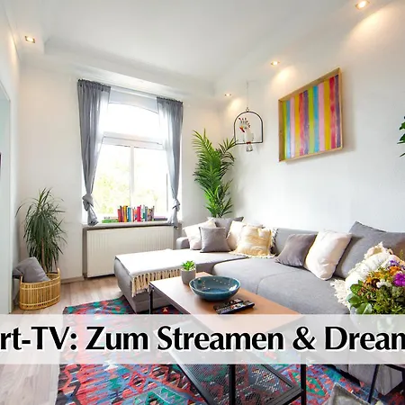 公寓 Grosszuegige 80m2 Gruenderzeit Mit Privatem Parkplatz, Kingsize Betten, Nobilia Kueche, 45 Zoll Smart-tv, 150mbts Wlan - Nur Eine Kurzer Spaziergang Durch Den Park Venedig Zur Kraemerbruecke - Ausgewaehlte Empfehlungen Fuer Inklusive 埃尔福特