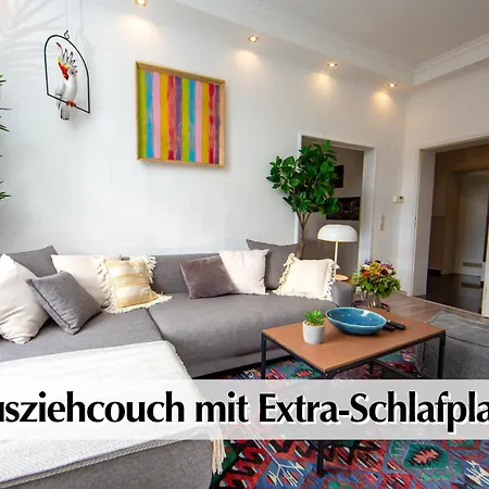 Grosszuegige 80m2 Gruenderzeit Mit Privatem Parkplatz, Kingsize Betten, Nobilia Kueche, 45 Zoll Smart-tv, 150mbts Wlan - Nur Eine Kurzer Spaziergang Durch Den Park Venedig Zur Kraemerbruecke - Ausgewaehlte Empfehlungen Fuer Inklusive Διαμέρισμα Ερφούρτη