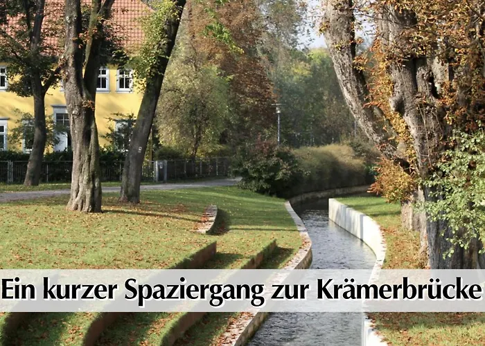 Apartmán Grosszuegige 80m2 Gruenderzeit Mit Privatem Parkplatz, Kingsize Betten, Nobilia Kueche, 45 Zoll Smart-tv, 150mbts Wlan - Nur Eine Kurzer Spaziergang Durch Den Park Venedig Zur Kraemerbruecke - Ausgewaehlte Empfehlungen Fuer Inklusive
