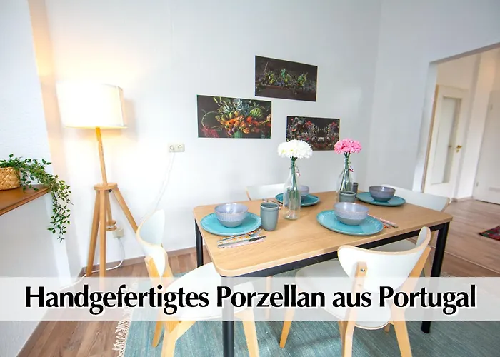 Apartment Grosszuegige 80m2 Gruenderzeit Mit Privatem Parkplatz, Kingsize Betten, Nobilia Kueche, 45 Zoll Smart-tv, 150mbts Wlan - Nur Eine Kurzer Spaziergang Durch Den Park Venedig Zur Kraemerbruecke - Ausgewaehlte Empfehlungen Fuer Inklusive