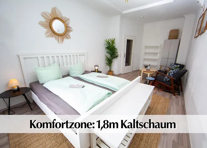 Grosszuegige 80m2 Gruenderzeit Mit Privatem Parkplatz, Kingsize Betten, Nobilia Kueche, 45 Zoll Smart-tv, 150mbts Wlan - Nur Eine Kurzer Spaziergang Durch Den Park Venedig Zur Kraemerbruecke - Ausgewaehlte Empfehlungen Fuer Inklusive