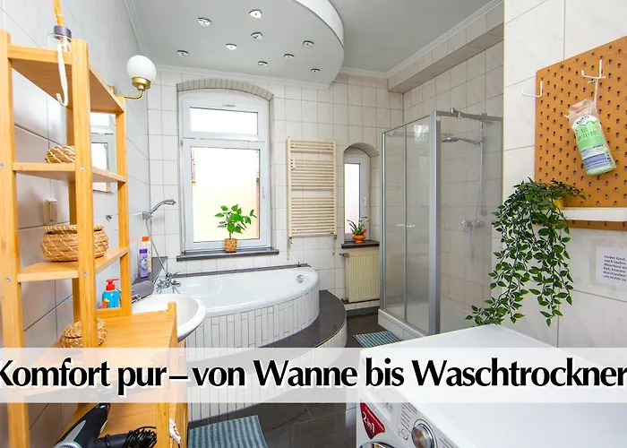 Grosszuegige 80m2 Gruenderzeit Mit Privatem Parkplatz, Kingsize Betten, Nobilia Kueche, 45 Zoll Smart-tv, 150mbts Wlan - Nur Eine Kurzer Spaziergang Durch Den Park Venedig Zur Kraemerbruecke - Ausgewaehlte Empfehlungen Fuer Inklusive Apartmán *